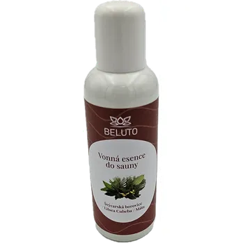 BELUTO Vonná esence do sauny - Švýcarská borovice / Litsea Cubeba / Máta 100ml