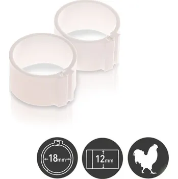 Chov hospodářského zvířete Kroužky zámkové, d 18 mm oranžová