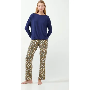 Dámské pyžamo Vamp Pyžamo s potiskem slona 21000