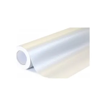 Polep vozidla 3D Karbonová stříbrná s menší strukturou auto wrap fólie 152x400cm - interiér/exteriér