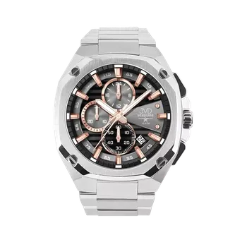 Hodinky JVD Pánské ocelové vodotěsné ocelové hodinky - chronograf JVD JE1015.1 ( )