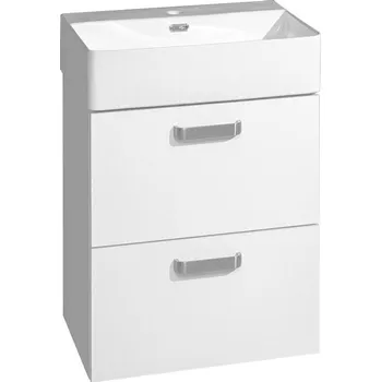 Koupelnový nábytek EBS Elva Skříňka umyvadlová 50 cm, bílá lesk 6264804