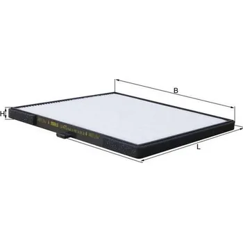 Kabinový filtr Filtr, vzduch v interiéru KNECHT LA 471