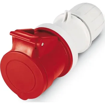 Elektrická zásuvka SCAME Zásuvka-spojka 32A/400V 5-pólová bezšroubová IP44 313.3247F