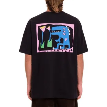 Tričko Volcom Arthur Dino Lse Sst Black L