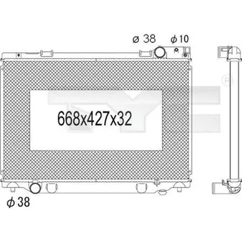 Chladič motoru Chladič, chlazení motoru TYC 736-1031