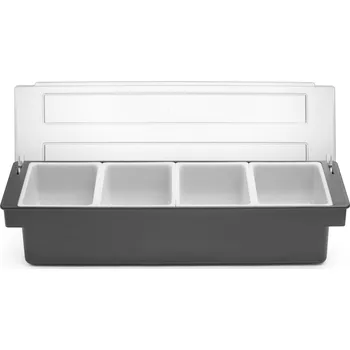 Dávkovač nápoje Zásobník na nápoje - 4 náplně, BarUp, 480x150x(H)100mm