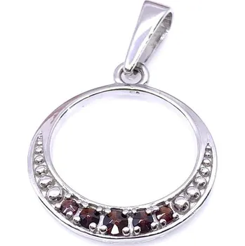 Řetízek Český Granát Jan Kos jewellery Stříbrný přívěsek 32107828