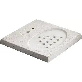 Vodovodní kohout Základová deska s odtokem pro sloupky GROUND (Betonová základní deska s drenážními otvory)