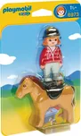 Playmobil 1.2.3 6973 Jezdkyně s koněm