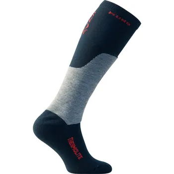 Dámské ponožky MUND SNOWBOARD lyžařské ponožky modré/šedé Typ: 46-49 XL