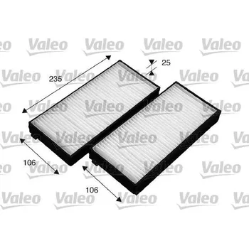 Kabinový filtr Filtr, vzduch v interiéru VALEO 715523