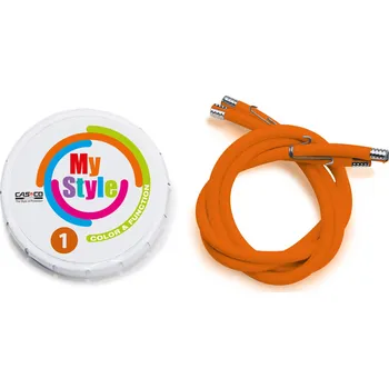 Jezdecká přilba CASCO Proužky MyStyle na helmy CASCO, 2 ks, orange S-L