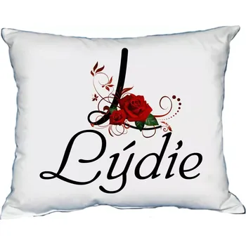 Dekorativní polštářek Moon River LÝDIE polštář s dámským jménem 30x40 cm