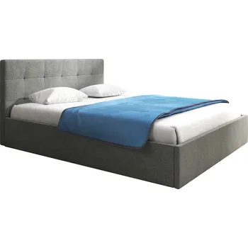 Postel Čalouněná postel Laura rozměr 180x200 cm Šedá