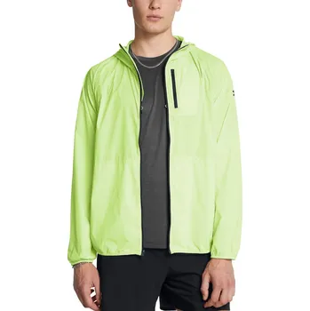 Pánská větrovka Bunda s kapucí Under Armour LAUNCH LIGHTWEIGHT JKT 1381879-304 Velikost XL