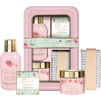 Kosmetická sada Baylis&Harding Rose, Poppy & Vanilla Sada péče o ruce v boxu, 5dílná RGR24HANDTIN