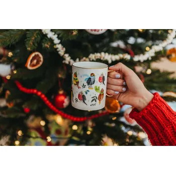 ePiPí Zlatý hrnek 400 ml - Ptáčci v zimě