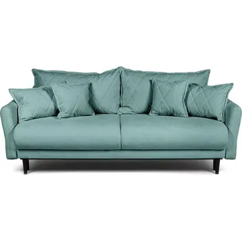 Pohovka Tyrkysová manšestrová rozkládací/s úložným prostorem pohovka 215 cm Bjork – Bonami Selection ID_1585224