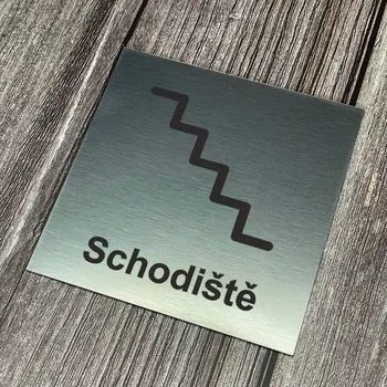 Informační tabulka Home Deco Piktogram - Schodiště 10 x 10cm