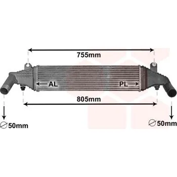 Turbodmychadlo chladič turba VAN WEZEL 27004267