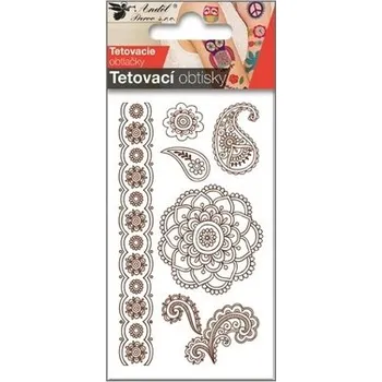 Barva na vlasy Tetovací obtisky 10,5x6 cm-Mandala