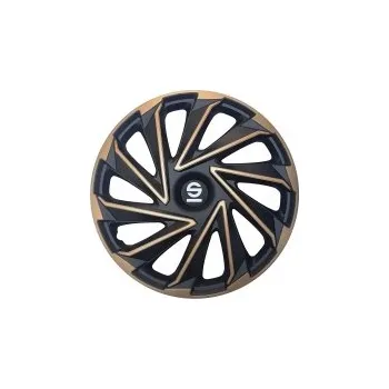 Poklice na kolo Poklice na kola Sparco 16" model Varese (barva zlatá/černá) - 4 kusy SLEVA 13%