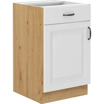 Kuchyňská skříňka Spodní skříňka se šuplíkem STILLO BÍLÁ / ARTISAN 50 D 1F 1S