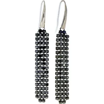 Náušnice Náušnice se Swarovski Elements Classy KWMESH4H Hematite