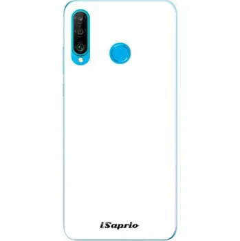 Pouzdro na mobilní telefon Silikonové pouzdro iSaprio - Huawei P30 Lite - 4Pure bílé (Odolný silikonový kryt, obal, pouzdro iSaprio - Huawei P30 Lite - 4Pure bílé - skvělá ochrana a pružnost, stylový UV potisk, lehkost, tiskne se v České republice)