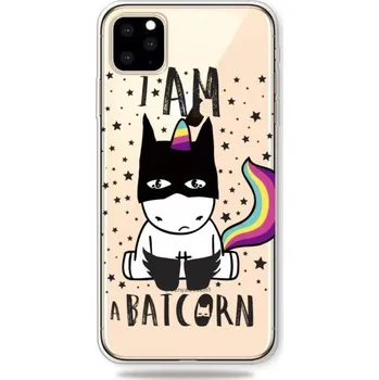Pouzdro na mobilní telefon Měkký plastový kryt pro iPhone 11 - jednorožec Batman