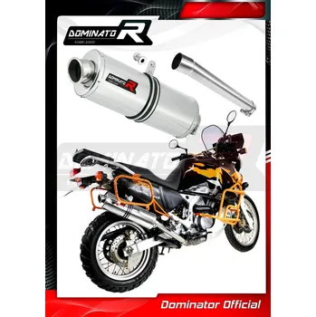 Výfuk pro motocykl Laděný výfuk DOMINATOR HONDA XRV 750 AFRICATWIN RD07A 96-03 kulatá koncovka standart