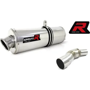 Výfuk pro motocykl Laděný výfuk DOMINATOR PIAGGIO X9 125 ´03 OVÁLNÁ KONCOVKA