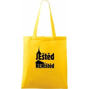 Ještěd neníštěd - Taška bavlněná - 42 x 38 cm ( Žlutá )