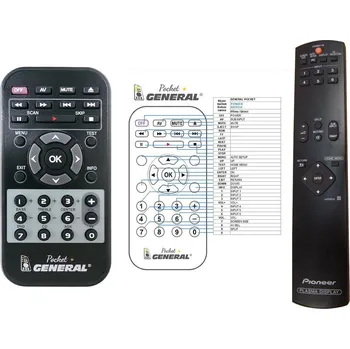 General PIONEER AXD1534, AXD1535, PDP-5000EX, PDP5000EX - náhradní dálkový ovladač