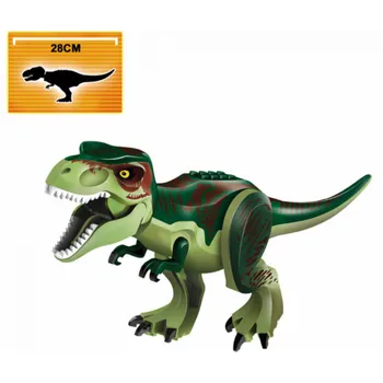 Figurka Jurský Svět Figurka Tyrannosaurus Rex 28 cm 1x Tmavě Zelený