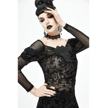 Dámské tričko tričko dámské s dlouhým rukávem DEVIL FASHION - TT169