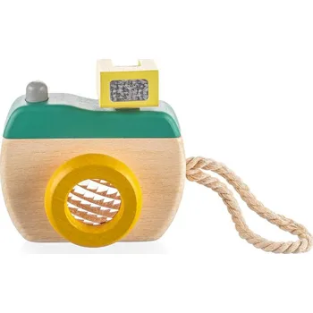 Hračka pro nejmenší Zopa Dřevěný fotoaparát Green