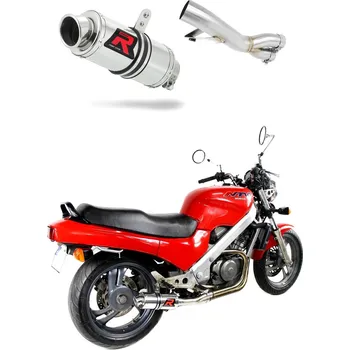 Auto-moto Laděný výfuk DOMINATOR Honda NTV 650 REVERE KULATÁ KONCOVKA KRÁTKÁ GP1