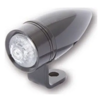 Osvětlení pro motocykl HIGHSIDER LED moto blinkr MONO BULLET SHORT černý