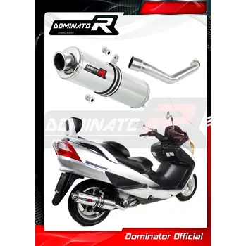 Koncovka výfuku Laděný výfuk DOMINATOR SUZUKI BURGMAN 400 03-08 KULATÁ KONCOVKA STANDART