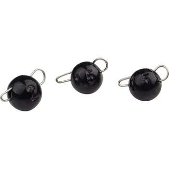 Rybářský háček GAMAKATSU-SPRO Wolframová čeburaška Spro Trout Master Tungsten Bottom Jig 1g Black (3ks)