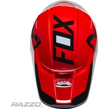 Helma na motorku Náhradní kšilt helmy FOX V1 Lux Visor Flo Red 22 M