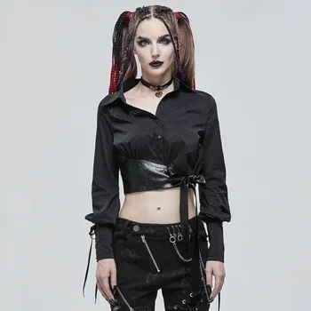 Dámská košile košile dámská s dlouhým rukávem DEVIL FASHION - SHT075