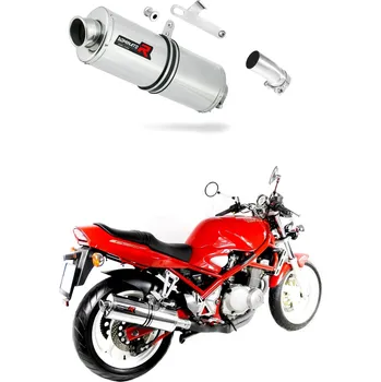 Výfuk pro motocykl Laděný výfuk DOMINATOR SUZUKI GSF BANDIT 400 OVÁLNÁ KONCOVKA