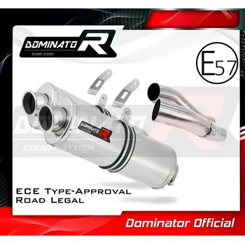 Výfuk pro motocykl Homologovaný Laděný výfuk DOMINATOR KAWASAKI Z1000 2010-2013 KONCOVKY OVAL HOMOLOGACE