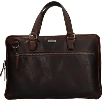 Lagen Pánská kožená business taška BLC/24422/21 hnědá
