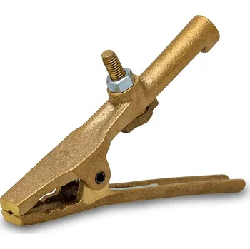 Truhlářská svěrka RHINOWELD Zemnící kleště D-TYP MOSAZ 300/400/600A proudové zatížení: 300A
