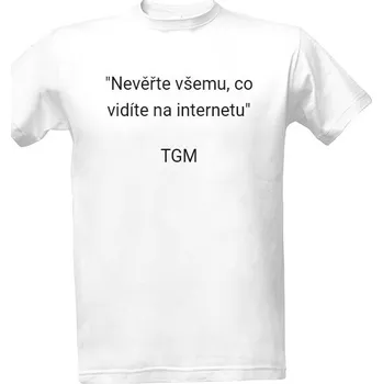 Tričko s potiskem TGM fake pánské