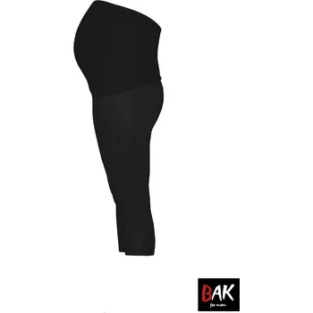 Dámské legíny Těhotenské legíny 3/4 BAK MAMA LC01 - BAK melanžový grafit XXL